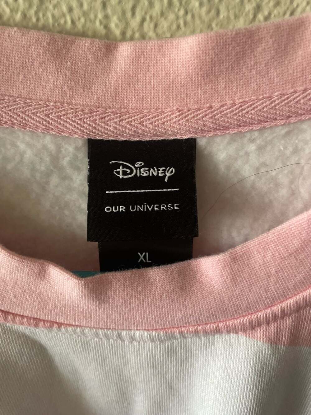 Disney Our Universe The Aristocats Marie Pink and White Striped Sweatshirt - Picture 4 of 7